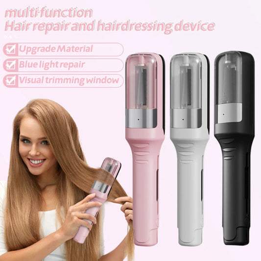 Cordless Split Ends Hair Trimmer – Professional Automatic Split End Remover for Dry & Damaged Hair (For Women)