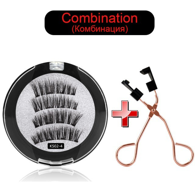 Magnetic False Eyelash Applicator Clip Set – Easy Lash Tool for Perfect Eye Makeup