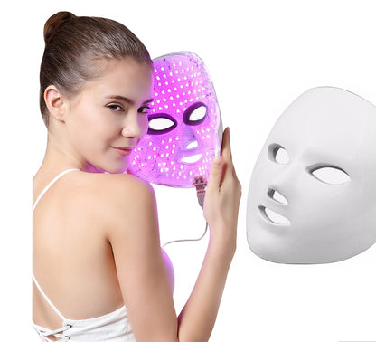 LED Facial Beauty Instrument – Light Therapy Skin Rejuvenation Device for Anti-Aging & Acne Treatment