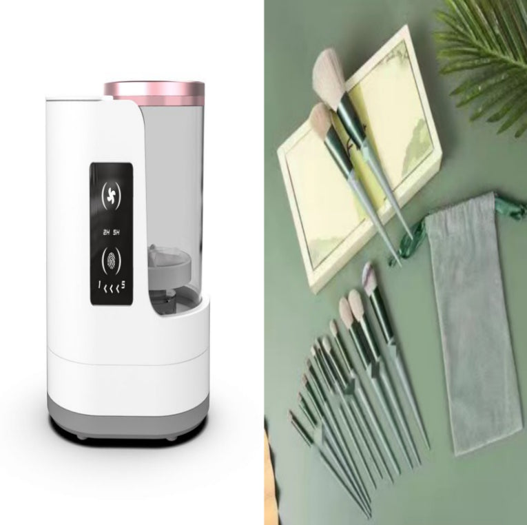 Automatic Makeup Brush Cleaner Machine – Electric Rechargeable Brush Cleaning Stand for Fast & Deep Cleaning