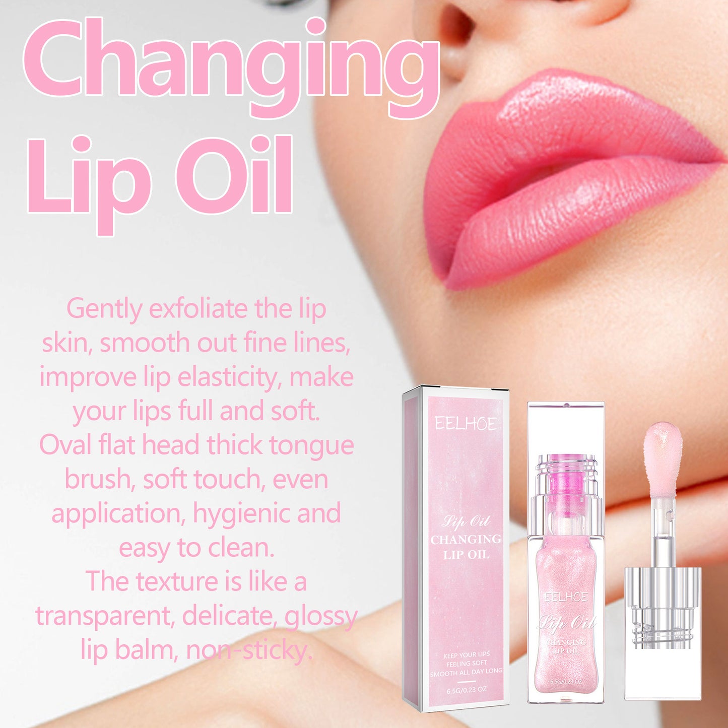 Moisturizing Lip Oil for Fine Lines – Nourishing Formula for Soft, Smooth & Healthy Lips Smooth & Repair Lip Care Oil
