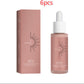 Self Tanning Serum Drops for Face & Body – Dark Bronzer, Natural Glow, Fine Line Repair Tanning Serum