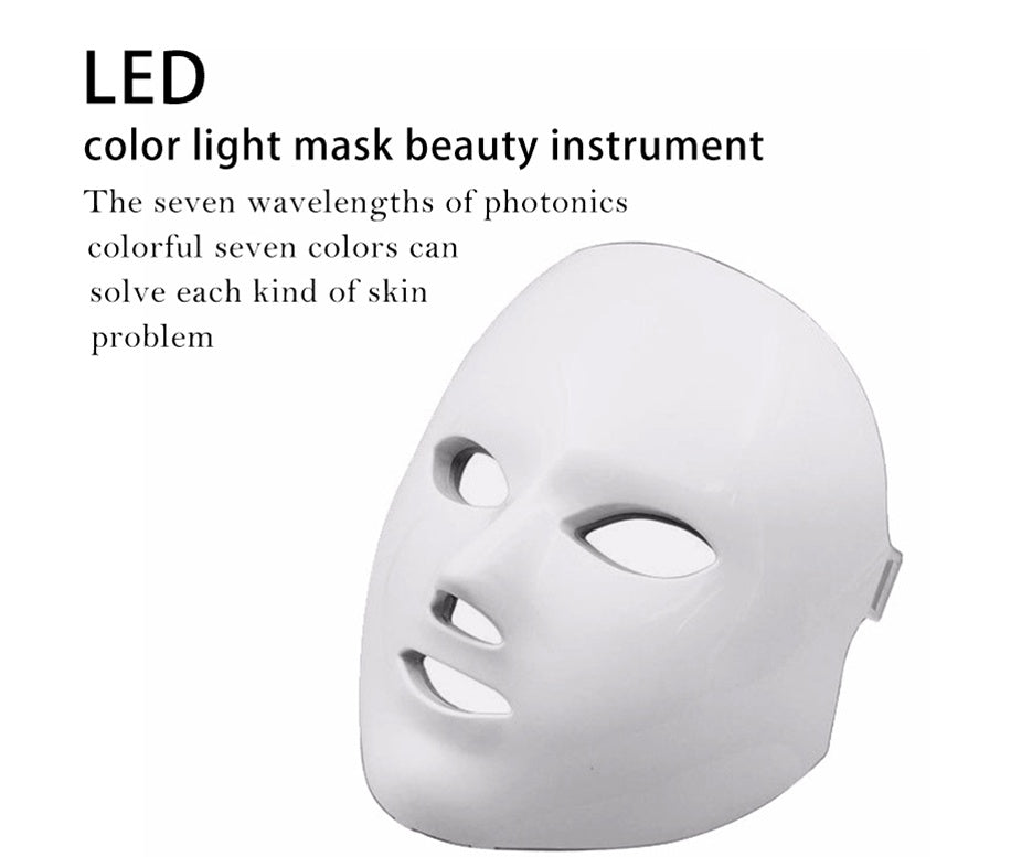 LED Facial Beauty Instrument – Light Therapy Skin Rejuvenation Device for Anti-Aging & Acne Treatment
