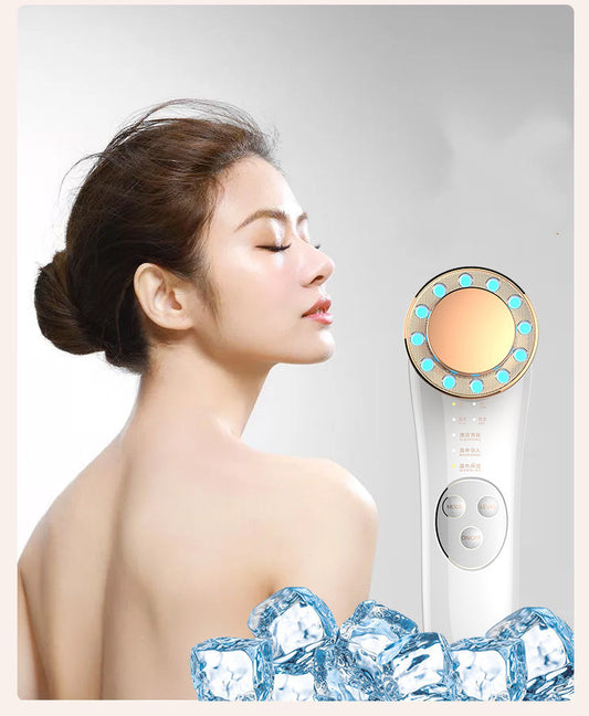Professional 7-in-1 Facial Massager – Galvanic Skin Care & Face Lifting Tightening Device