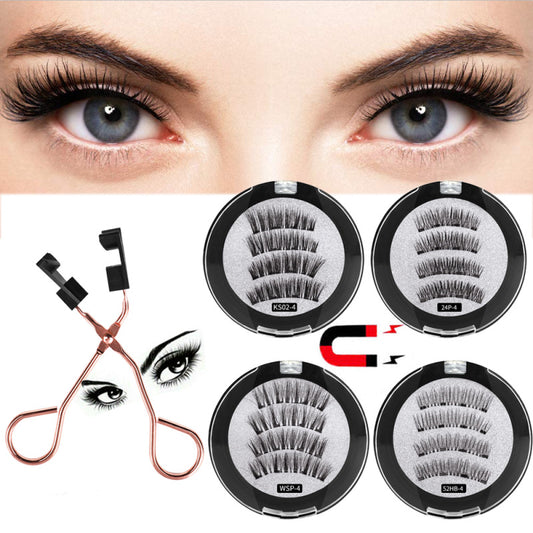 Magnetic False Eyelash Applicator Clip Set – Easy Lash Tool for Perfect Eye Makeup