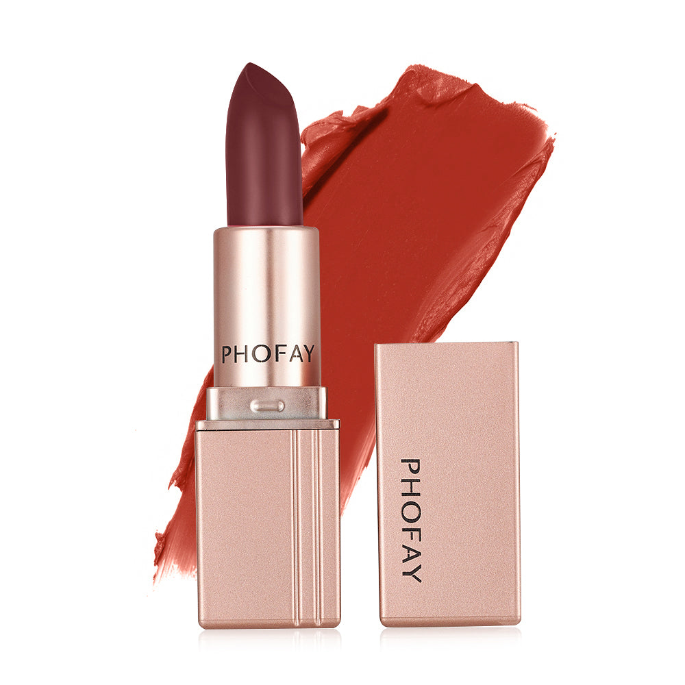 PHOFAY Matte Lipstick – Smooth, Waterproof & Highly Pigmented Lip Color