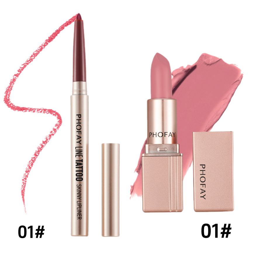 PHOFAY Matte Lipstick – Smooth, Waterproof & Highly Pigmented Lip Color