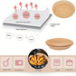 200 Disposable Air Fryer Liners (16.0cm), Square Paper Air Fryer Liner Pots, Paper Basket Bowls, Baking Trays, Oven Accessories, Baking Tools, Kitchen Gadgets, Kitchen Accessories