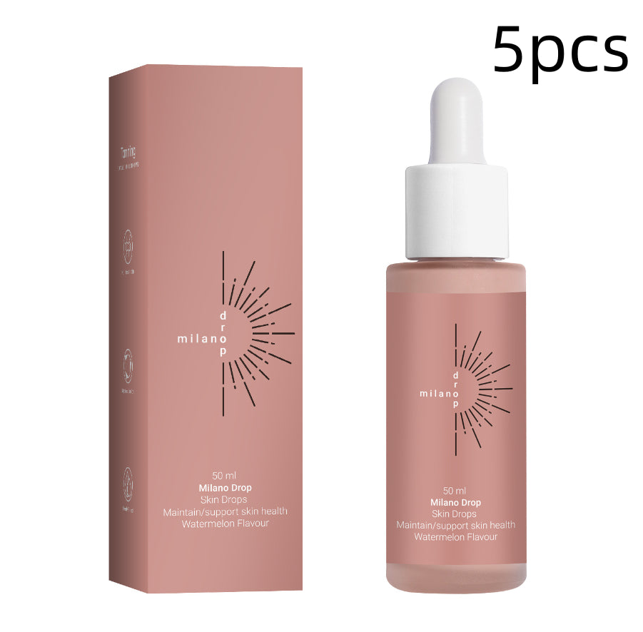Self Tanning Serum Drops for Face & Body – Dark Bronzer, Natural Glow, Fine Line Repair Tanning Serum