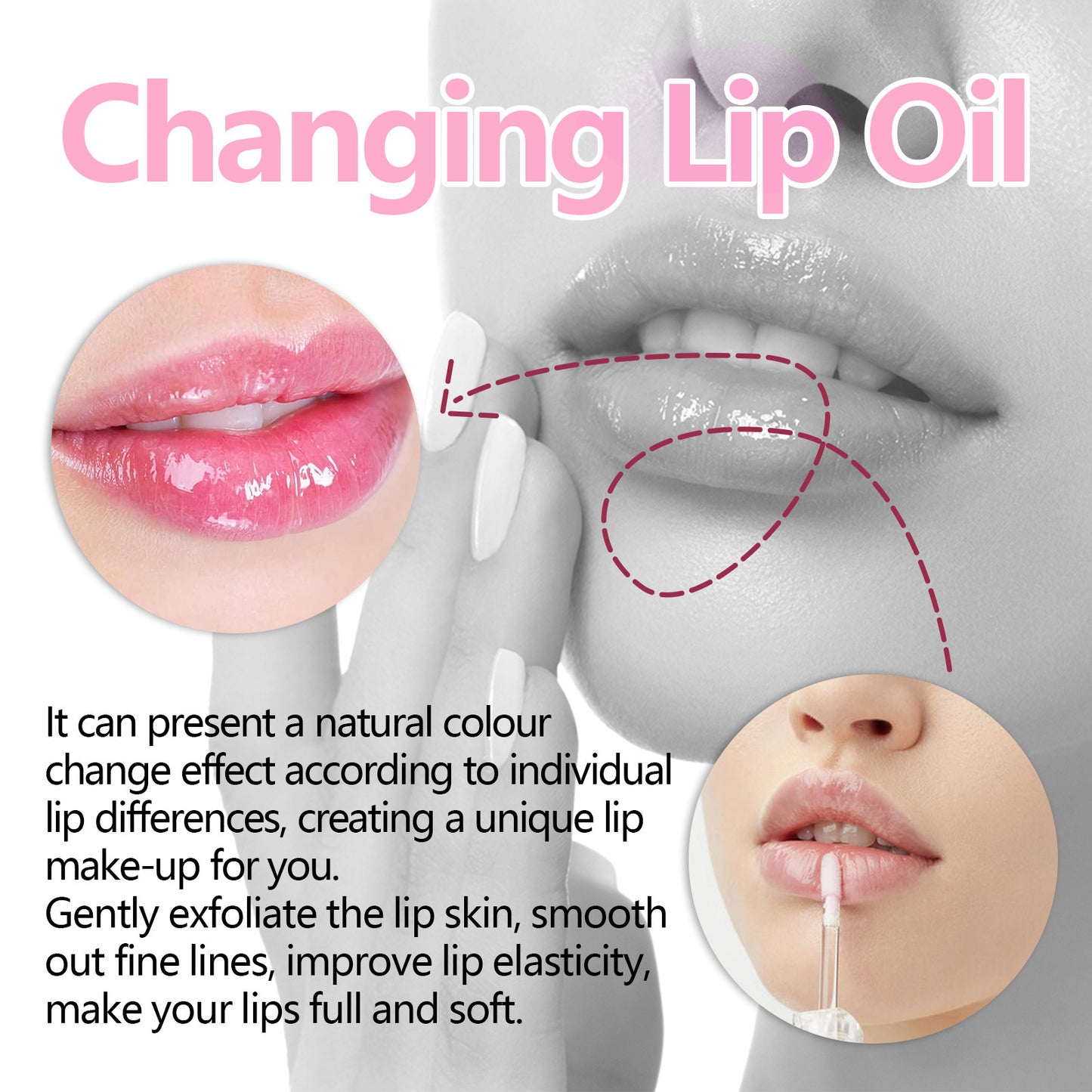 Moisturizing Lip Oil for Fine Lines – Nourishing Formula for Soft, Smooth & Healthy Lips Smooth & Repair Lip Care Oil