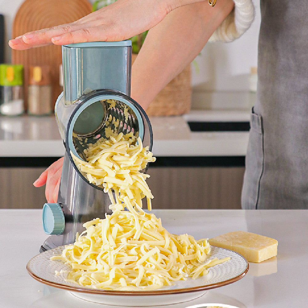 3-in-1 Vegetable Grater & Slicer – Multi-Function Kitchen Tool for Shredding, Slicing & Grating Fruits & Vegetables