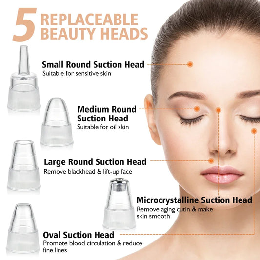 Professional Blackhead Remover Vacuum – Electric Pore Cleaner for Acne, Pimples & Deep Facial Cleansing