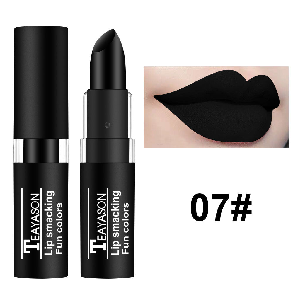Creative Retro Lipstick – Dark Nude White Shade for Vampire Halloween Look