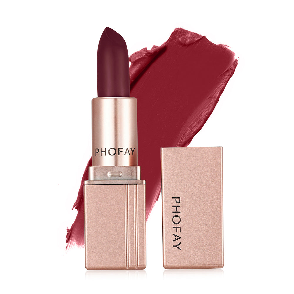 PHOFAY Matte Lipstick – Smooth, Waterproof & Highly Pigmented Lip Color