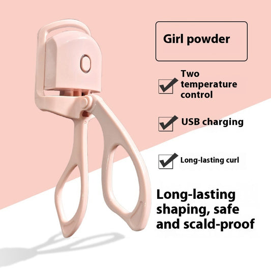 Electric Heated Eyelash Curler – Fast Heating Long-Lasting Curl Wide Angle Lash Curler Tool