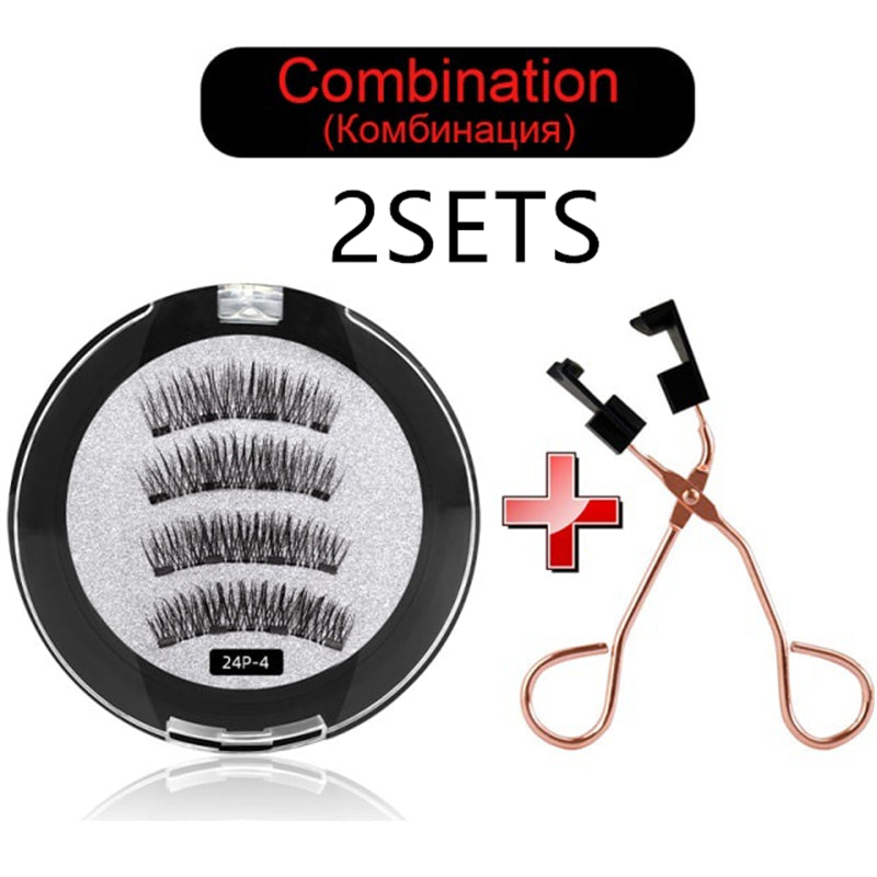 Magnetic False Eyelash Applicator Clip Set – Easy Lash Tool for Perfect Eye Makeup