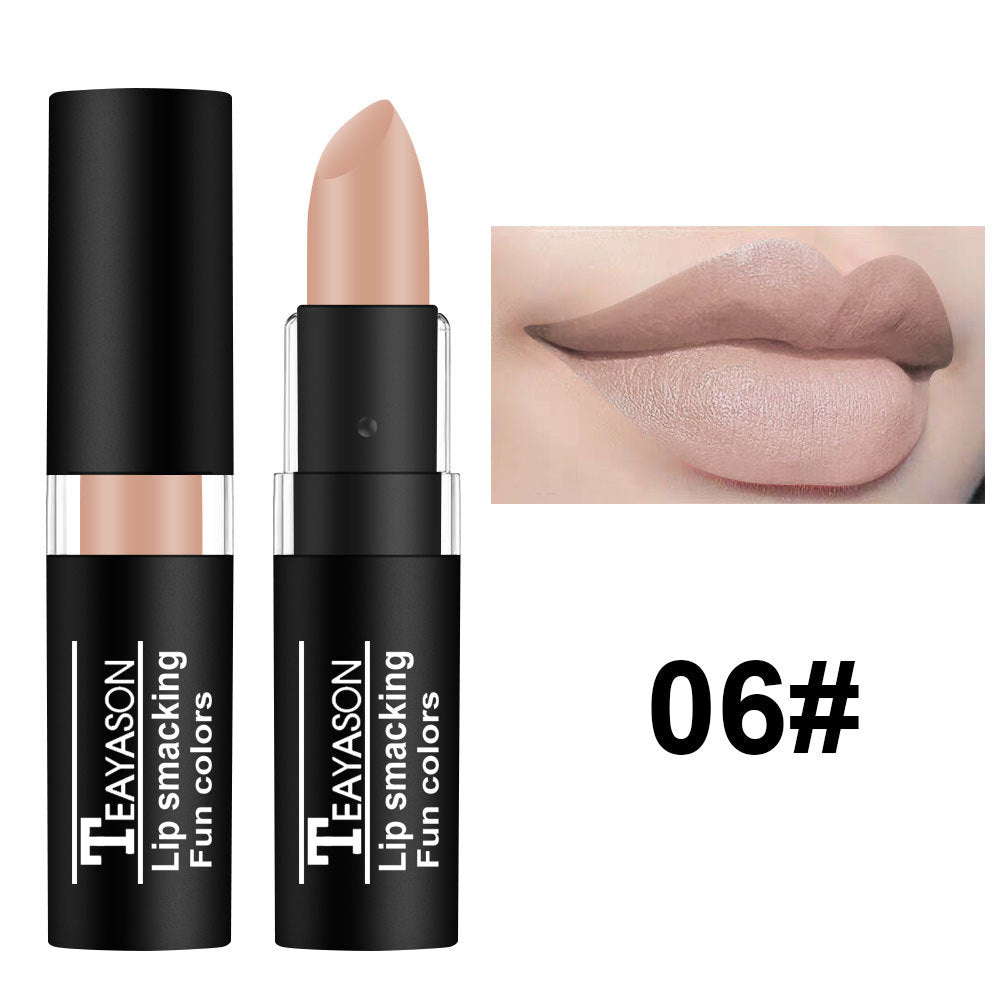 Creative Retro Lipstick – Dark Nude White Shade for Vampire Halloween Look